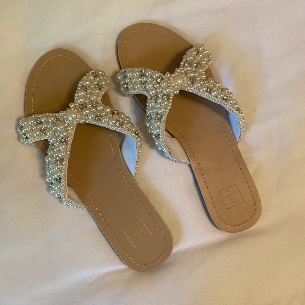 Pearl and Rhinestone sandals - Picture 3 of 5
